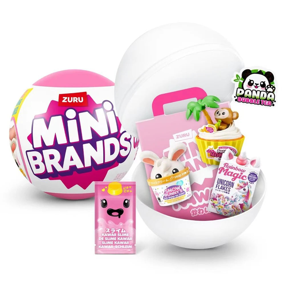 Zuru Surprise Toy My Mini Brands Kawaii Baby Food Figure Miniature Toys Mystery Blind Box Original Collectible Kids Gift Toys