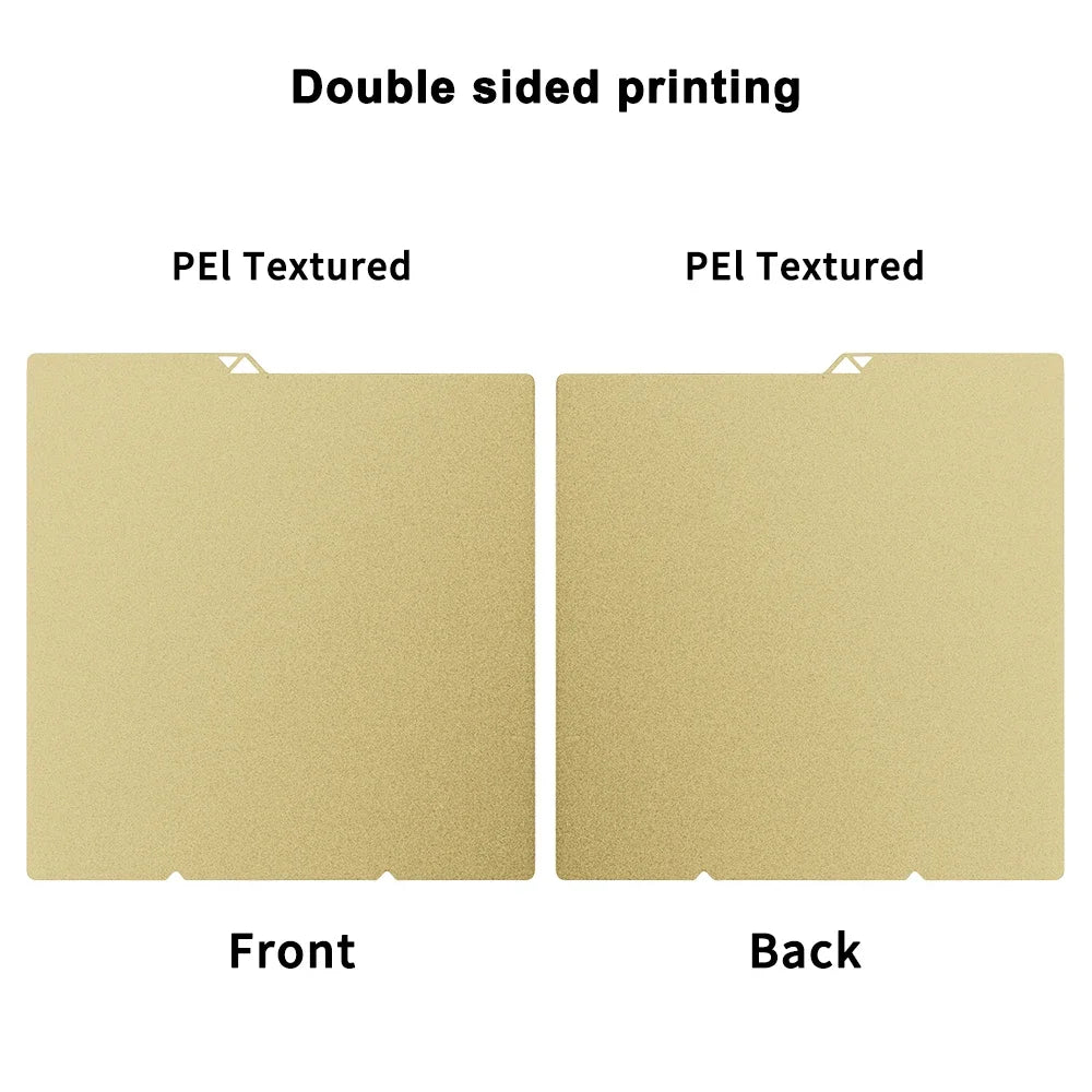 For Anycubic Kobra S1 Plate Pei Sheet 264x276mm Textured Kobra X Combo Build Plate Double Sided PEO PET Kobra S1C build Plate