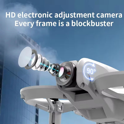 New Hot Mini Drone WIFI FPV Hover Professional 4K Camera Pocket Coloful Lights Dron Rc Plane Foldable Quadcopter RC Toys Gifts