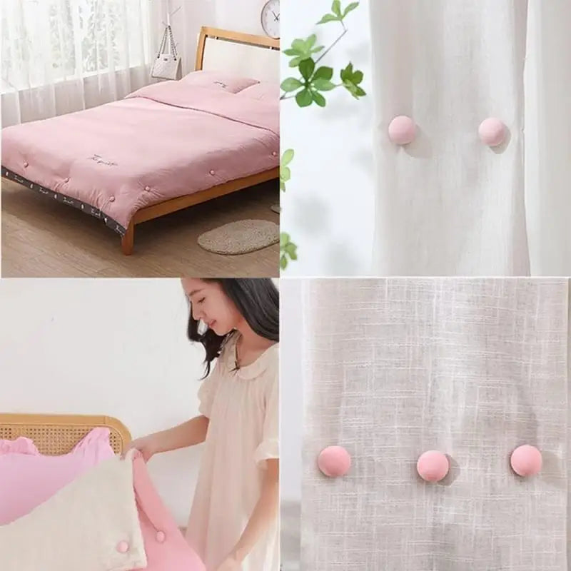 20-1PC BedSheet Quilt Clip One Button Unlock Duvet Cover Fastener Clip Anti Slip Blanket Buckles Quilt Holder Fixator Grippers