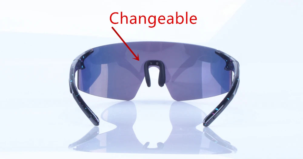 NRC Cycling Sunglasses 1lens UV400 TR90 Sports Bicycle Glasses MTB Mountain Bike Fishing Hiking Riding Eyewear for Men Women