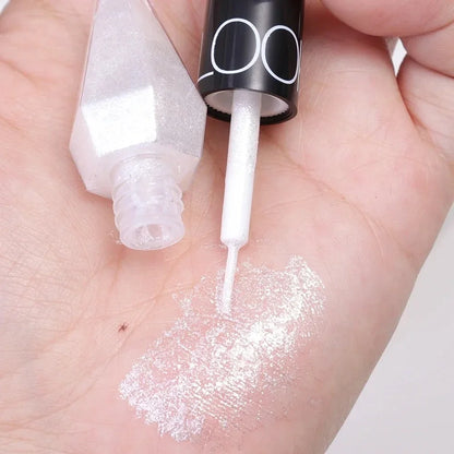 Diamond Shiny Eye Liners Eyeshadow Waterproof Silver Rose Gold Color Glitter Sequins Eyeliner Eye Shadow Makeup Beauty Cosmetics