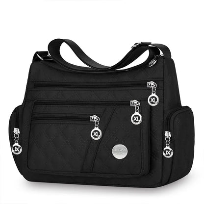 Square-shaped, versatile men's and women's crossbody bag, new style large bag, fabric bag, Oxford style shoulder bag, fashionabl