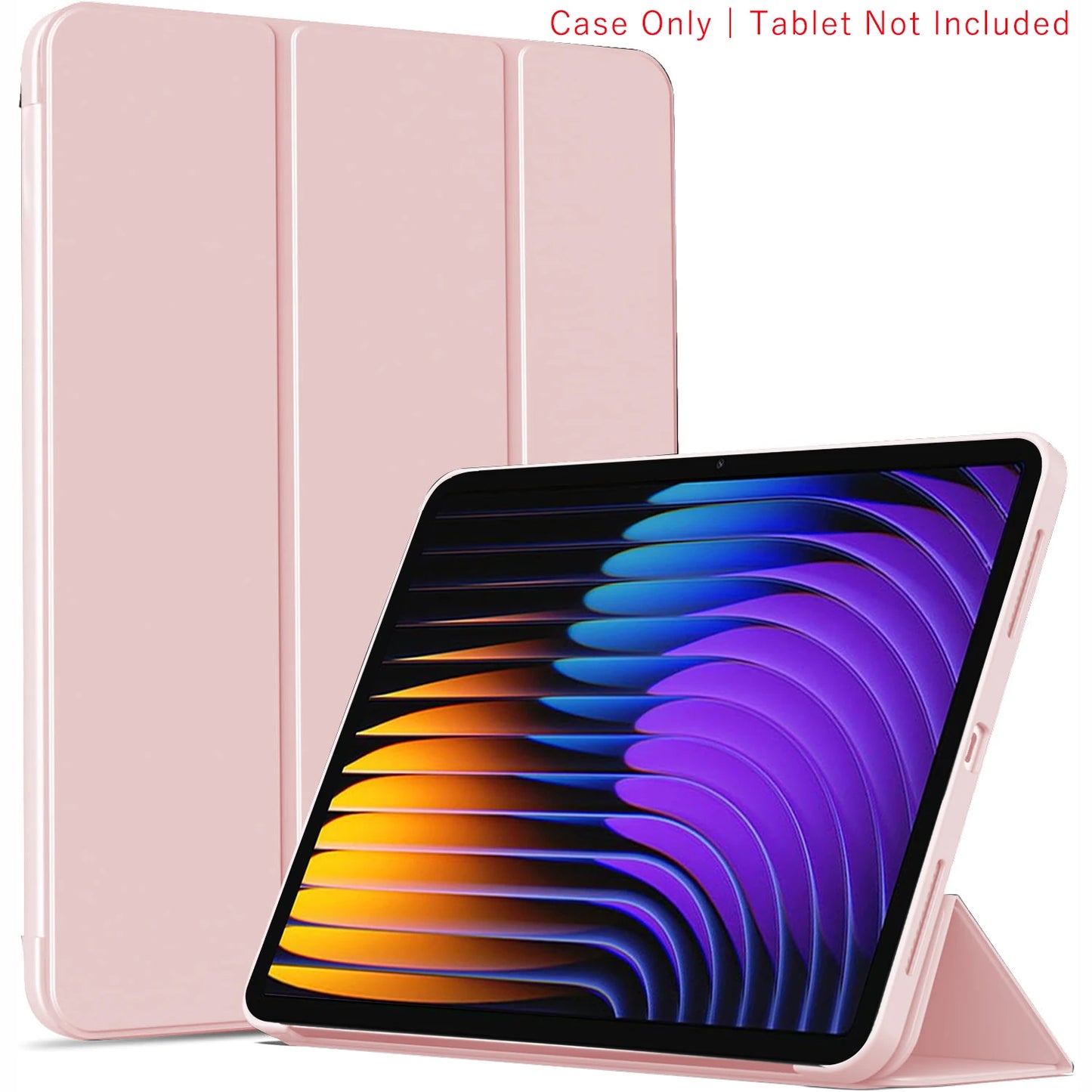 Tri-fold Flip Case For Xiaomi Pad 7/Pad 7 Pro 11.2 inch 2024 Magnetic Stand PU Leather Protective Cover Auto Sleep/Wake up