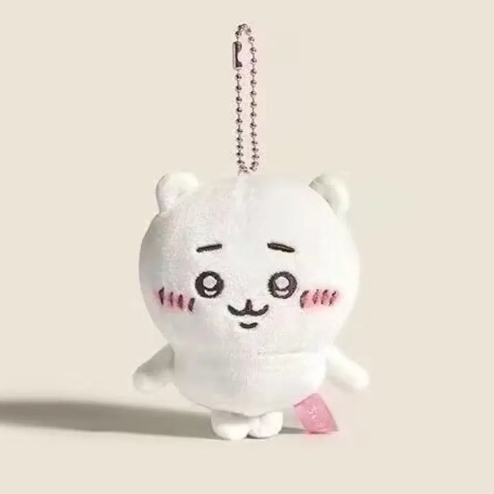 13cm jiyi Anime Plush Doll Kawaii Usachi Plush Keychain Hachiware Stuffed Plushie Pendant Cute Backpacks Ornaments Toy Gifts