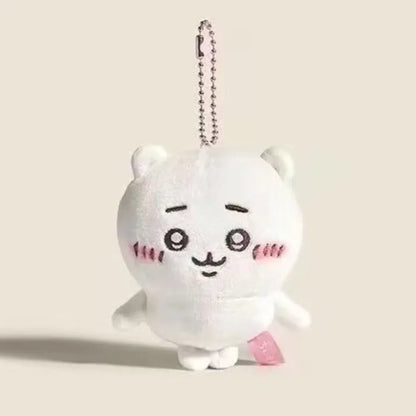 13cm jiyi Anime Plush Doll Kawaii Usachi Plush Keychain Hachiware Stuffed Plushie Pendant Cute Backpacks Ornaments Toy Gifts