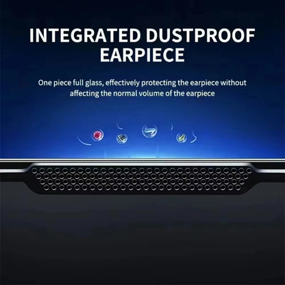 NNBILI 1-5Pcs Dust Free Easy Installation Screen Protector For iPhone 18 17 16 15 14 11 13 12 15 Pro Max 18 XS XRTempered Glass