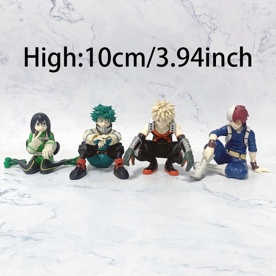 21cm Boku no Hero Academia Anime Figure Bakugo Katsuki Action Figure Midoriya Izuku/Todoroki Shoto Figurine PVC Collection Toys