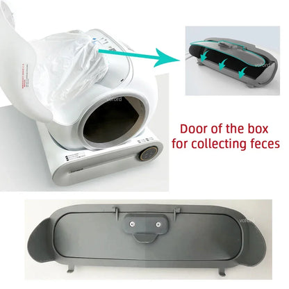 TONEPIE Automatische Kattenbak Accessoires, Ventilatiegat Bodemkapje, Rubberen Stop, Kattenbakdeur, Vervanging voor Kattenbak