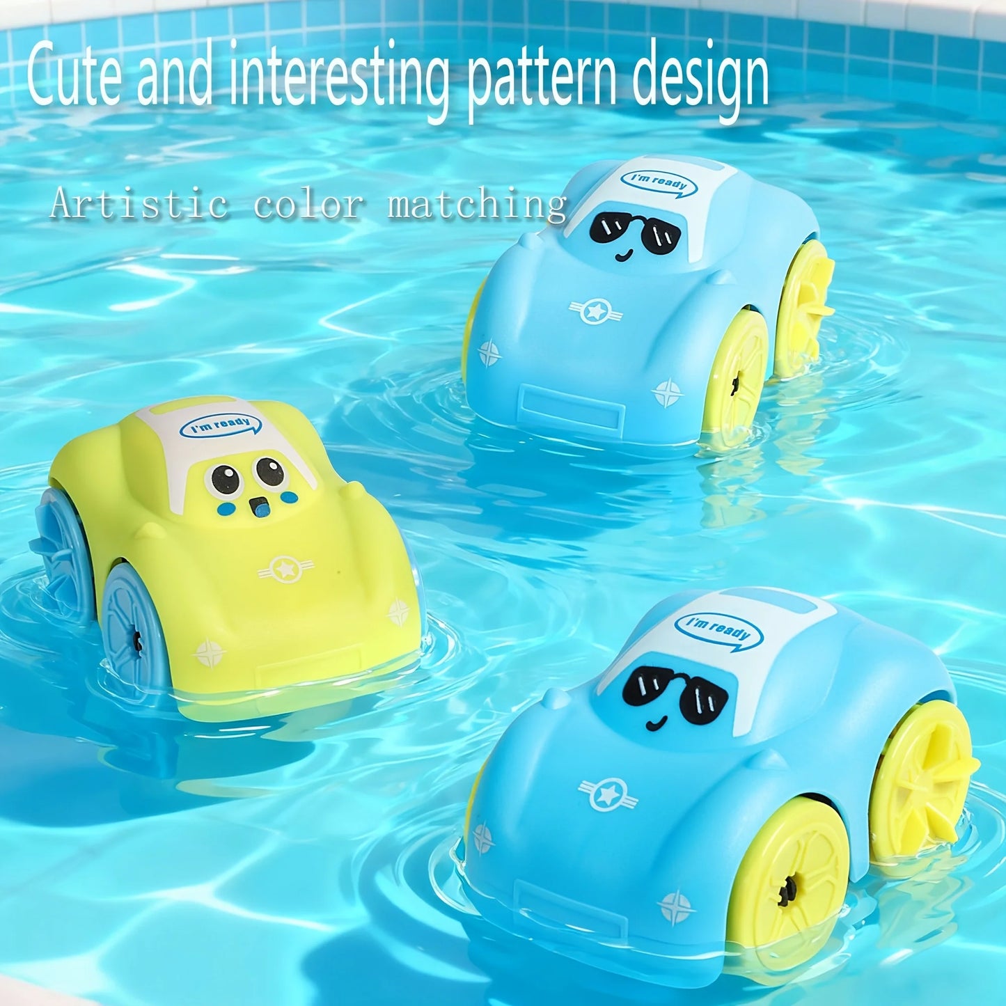 Summer Baby Bath Toy Car,Toddler Chain-Driven Land & Water Toy Car For Kids Toys Boys,Water Boy,Water Games,Outdoor Toys For Kid