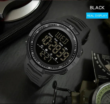 SANDA 6014 Countdown Waterproof Digital Mens Wristwatches Military Sport Watch for Men Clock Shockproof Relojes Para Hombre