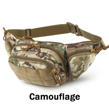 New Outdoor Multi functional Invisible Waist Attachment Bag for Men's Sports Storage Waist Bag Outdoor Tool Kit