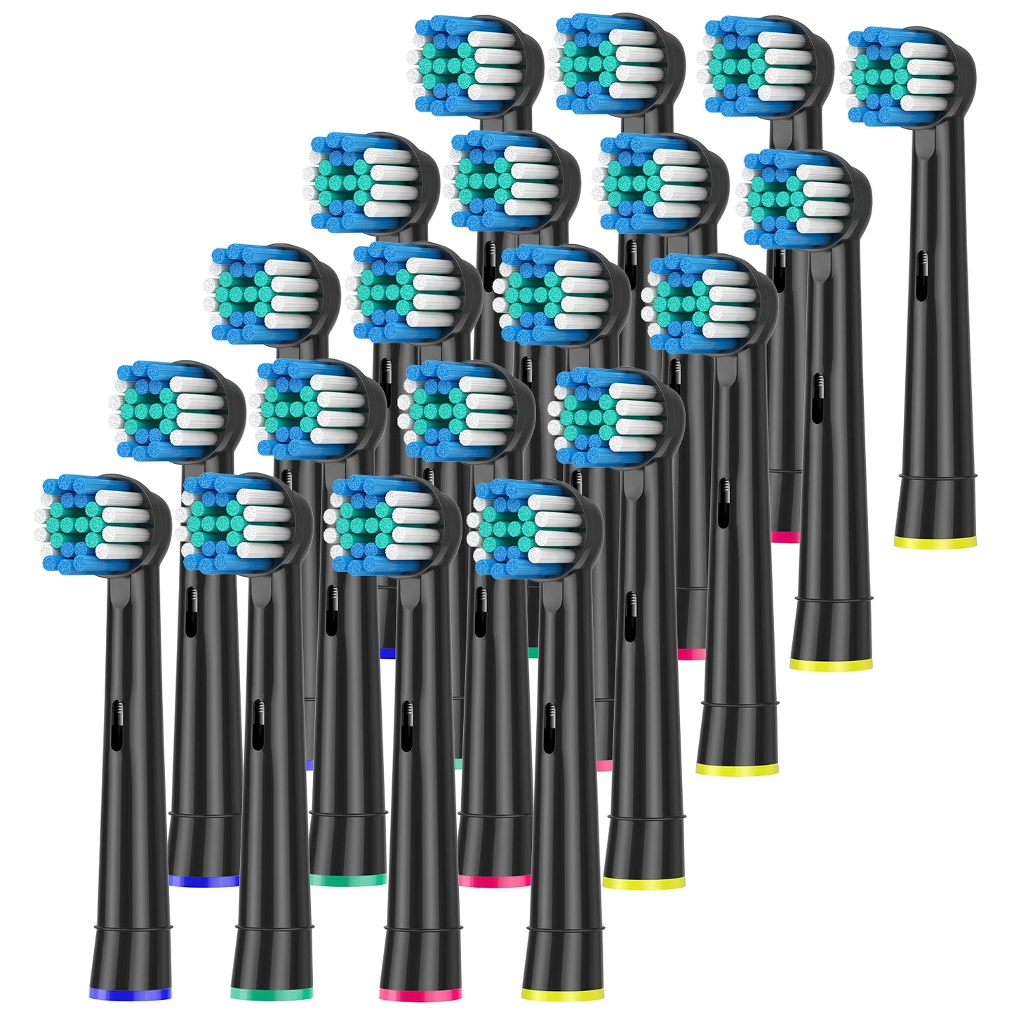 Replacement Toothbrush Heads Compatible with Oral B Professional Electric Brush Heads 1000 1500 3000 6000 7000 7500 8000