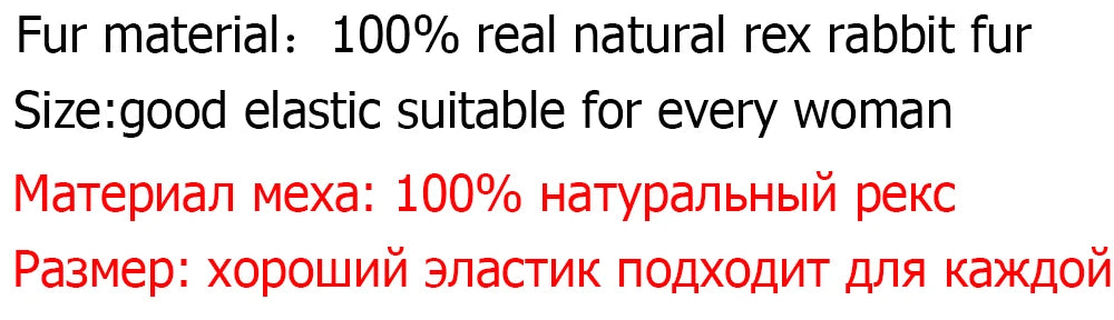 Women Handmade Stretch 100% Real Rabbit Fur Scarf Knit Genuine Rex Rabbit Fur Headbands Girls Natural Rabbit Fur Ring Scarves