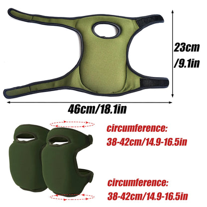1Pair Knee Pads Non-Slip Thick Extra Foam Cushion for Scrubbing Floors,Gardening,With Soft Inner Liner, Strong Adjustable Straps
