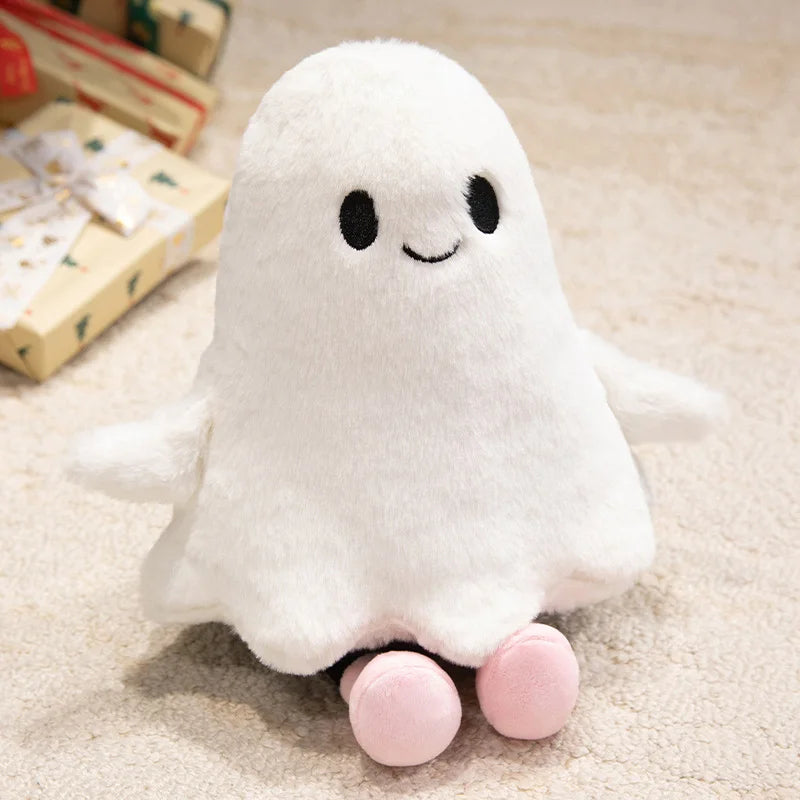 Cute White Little Ghost Plush Toy Soft Ghost Halloween Party Supplies Decorations Festival Collection Festival Gifts For Friends