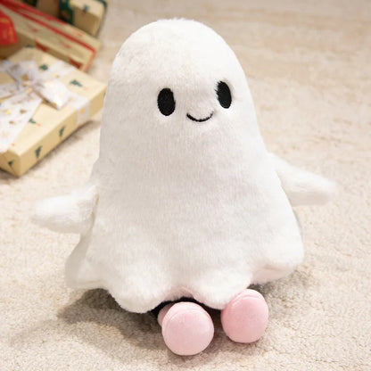 Cute White Little Ghost Plush Toy Soft Ghost Halloween Party Supplies Decorations Festival Collection Festival Gifts For Friends