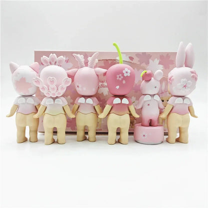 Sonny Angel Cherry Blossom Series Pink Blind Box Toys Anime Action Figure Model Original Ornament Children's Birthday Gifts