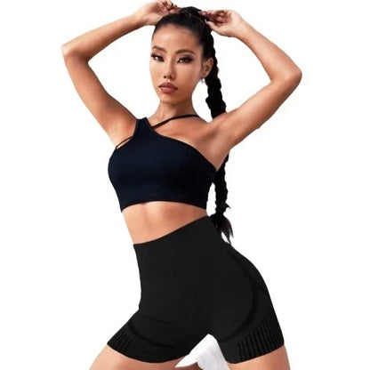 Yoga Underpants Seamless High-Elasticity High-Waist Quick-Drying Casual Sports Yoga Shorts Women's