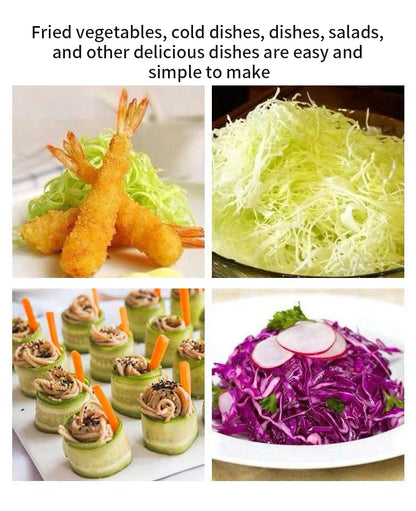 3PCS multifunctional vegetable shredder - wide mouth, easy to chop vegetables - perfect for kitchen preparation
