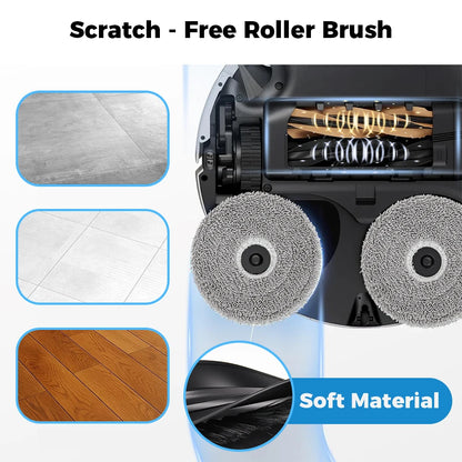 Main Brush Cover Kit Parts for Dreame X50/X50 Ultra/X50 Master/X50 Pro/S40 Enhanced/X40 Enhanced/L50 Pro Ultra Robot Vacuum