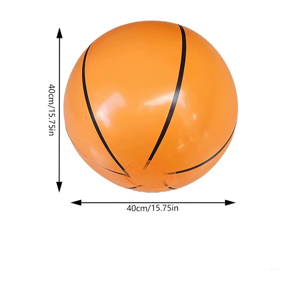 Thickened PVC Sports Print Inflatable Beach Ball Basketball  Football Pool Beach Party Leisure Water Play Inflatable Sphere