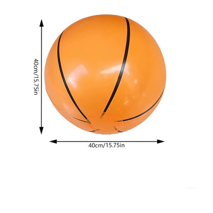 Thickened PVC Sports Print Inflatable Beach Ball Basketball  Football Pool Beach Party Leisure Water Play Inflatable Sphere