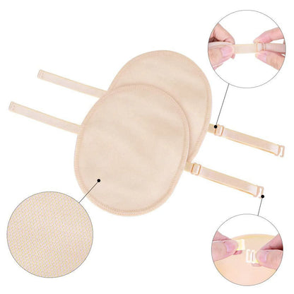 1Pair Underarm Sweat Pad Reusable Dress Clothing Absorb Armpit Sweat Perspiration Pads Absorbent Deodorant Pad For Woman Men