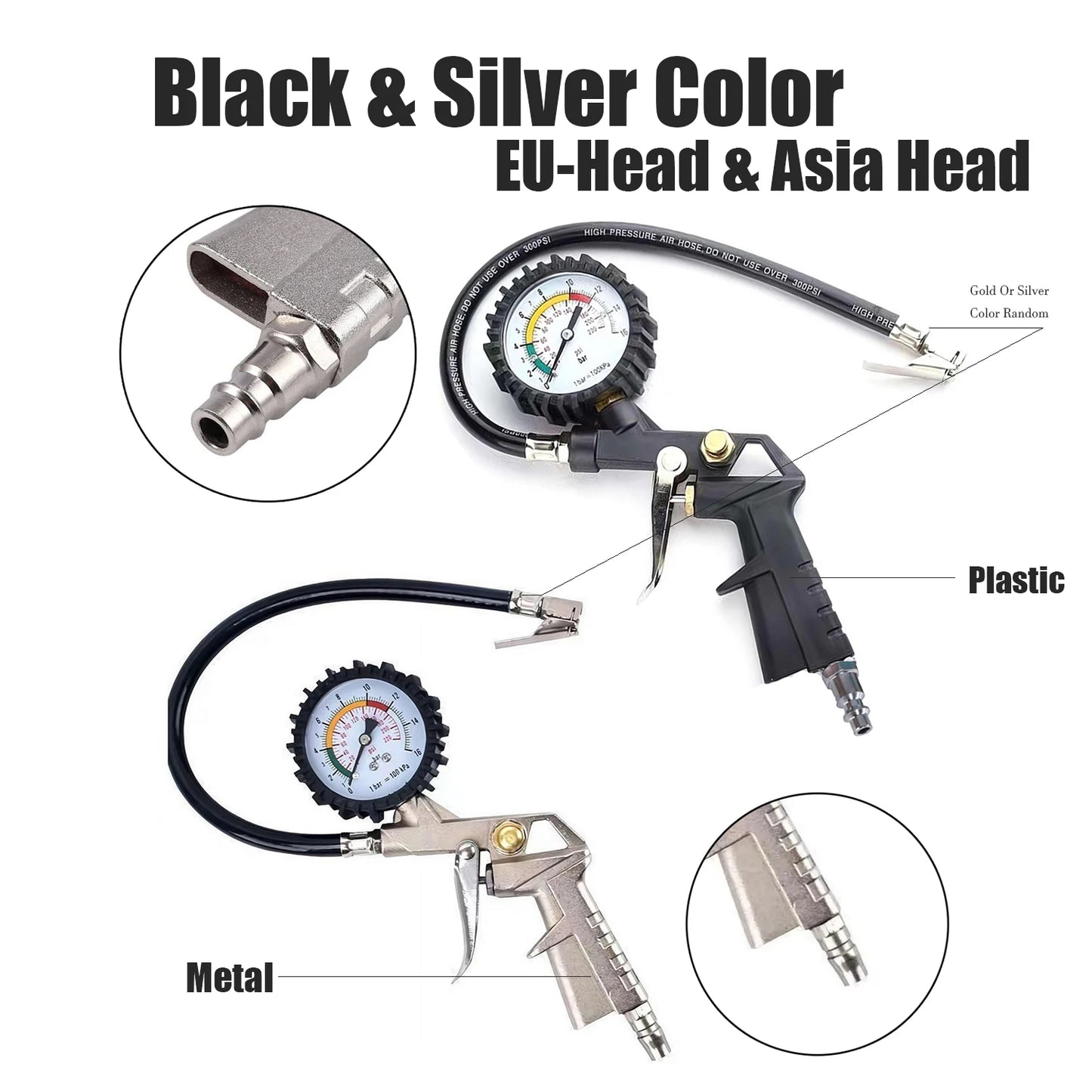Tire Pressure Car Gun Tyre Monitor Gauge Tester Digital Gauges Automotive Tools Tool Air Meter Tires Workshop Manometer Repair