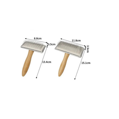 New Dog Short Hair Brush Dog Comb Solid Wood Cat Comb Pet Hair Remover Large Dog Comb Car Animal Hair Brush GSZ05