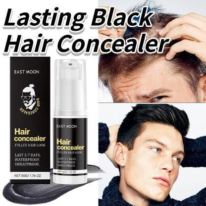 Men Hair Waterproof Concealer Hairline Shadow Root Cover up Repair Forehead Makeup Durable Hair Concealer Liquid Cream 50g