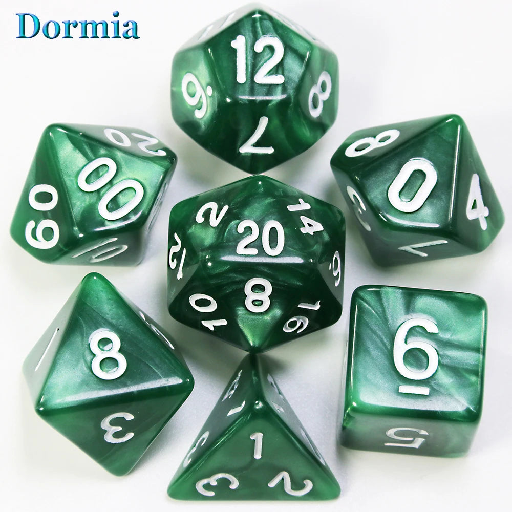 Custom Dice DND Marble Dice Various Colours Available And Beautiful Marble Effect Pearl Veins Effect For Party Roll Playing Game