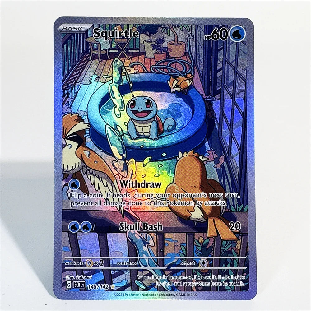 PKM Single Cards Classic Foil Cards Diantha Umbreon Squirtle Greninja GX Mewtwo GX Game Collection PTCG PROXY
