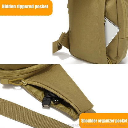 New Tactical Chest Bag Pistol Holster Concealed Gun Carry Pouch Crossbody EDC Pack Convertible Backpack For Hunting Camping