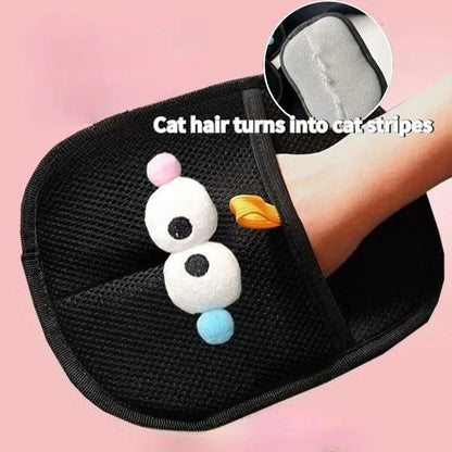 Cat Hair Cleaner Pet Gloves Household Hair Remover Cat Dog Hair Remover Brush Remover Hair Sticking Device Home Hair Scraper
