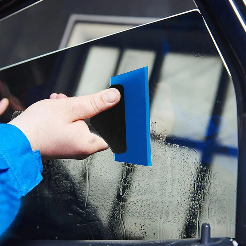 1Pc Clean Scraper Shovel Rubber Window Tint Squeegee Water Blade Wiper Glass Handy Car Wash Cleaner Tool Ice Breaker