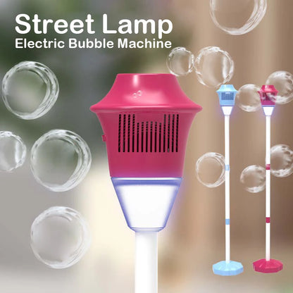 Street light bubble machine fully automatic bubble with light birthday outdoor wedding party without battery bubble water