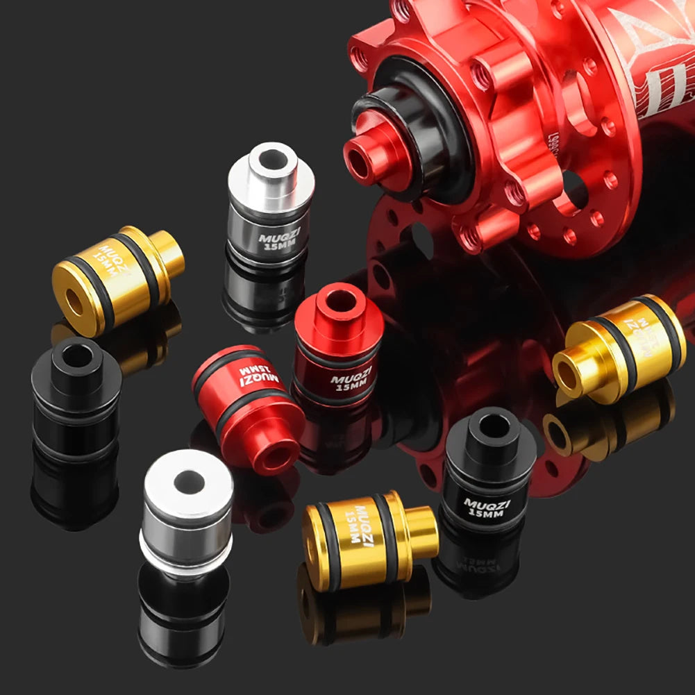 Bicycle Hub Bike Hub Converter End Cap 12/15mm to 9mm QR Adapter Converter End Cap 15 to 9mm/12 to 9mm Outdoor Sport Enthusiasts