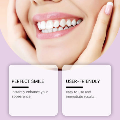 Silicone Denture Set Fit Temporary Orthodontic Teeth Dentures Fake Tooth Oral Hygiene Care Whitening Dentures Simulation Braces
