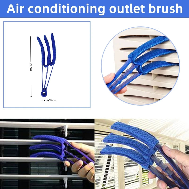 Car Detailing Brush Set The Ultimate Auto Cleaning Kit for Vents Gaps Maintenance Car Air Outlet Detail Clearance Brush