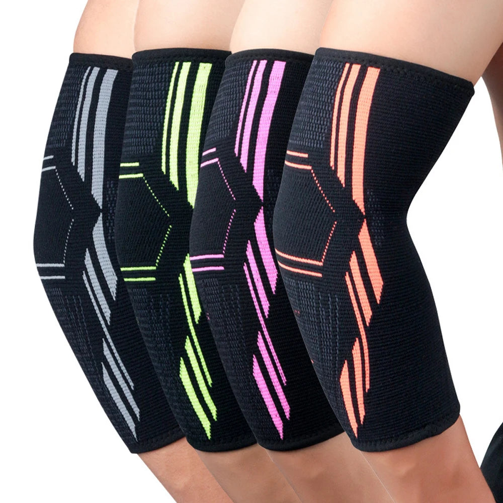 Elbow Support Elastic Gym Sport Elbow Protective Pad Absorb Sweat Sport Basketball Volleyball Tennis Arm Sleeve Elbow Brace