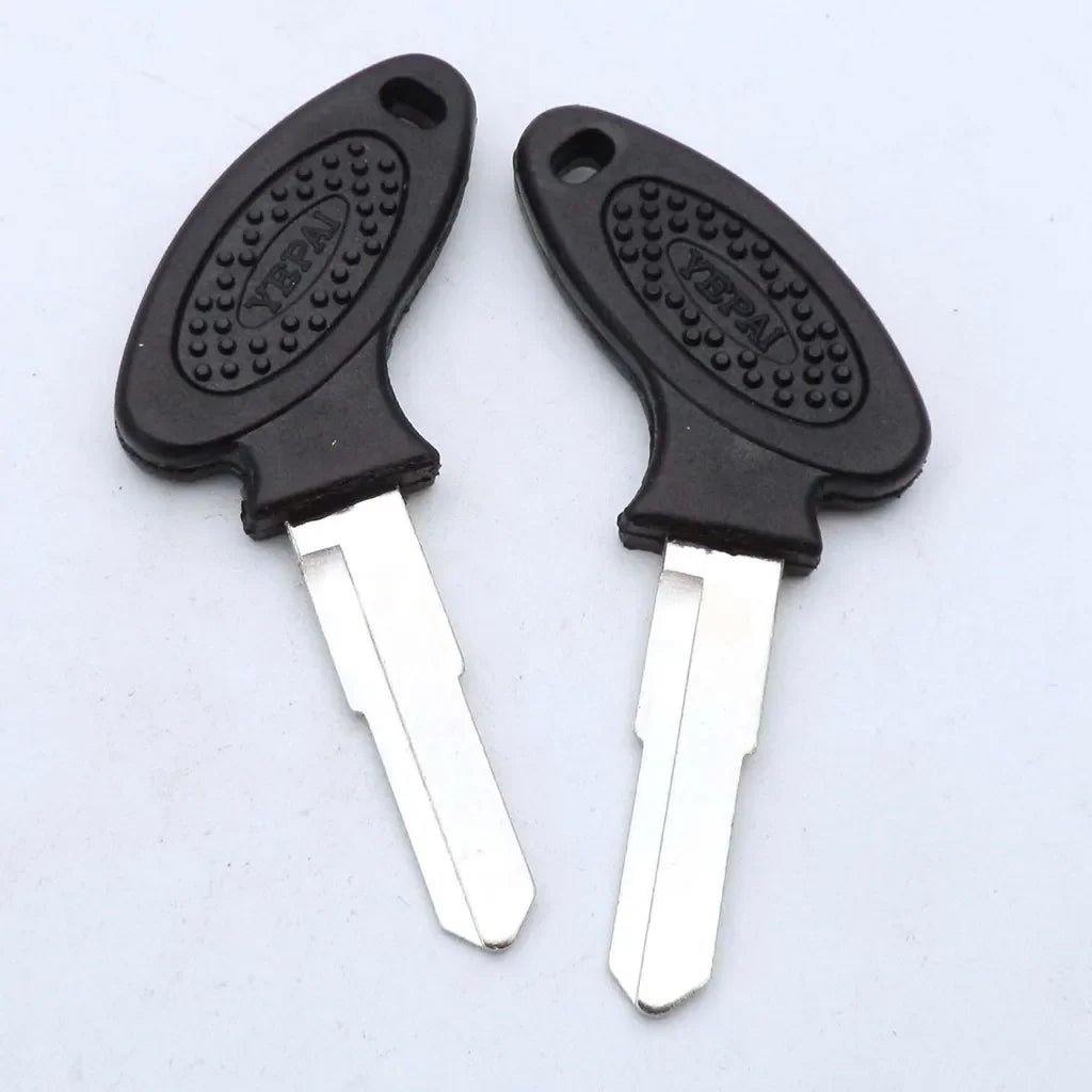 6pcs Key Blank Left Right Blade Keys for Motorcycle Scooter Moped ATV GY6 KYMCO