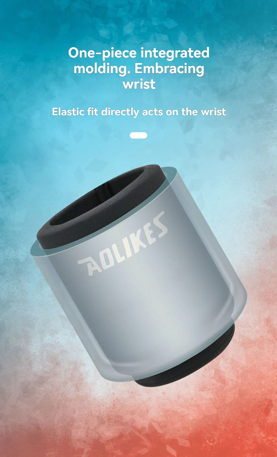 AOLIKES 1PCS Hot and Cold Relief Gel Knee Sleeve,Heat or Ice Therapy for Knee Relief,Contoured Hydrogel Design for Comfort