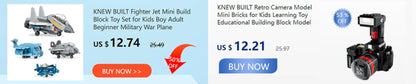 KNEW BUILT Mini Tank Building Blocks Kid Learning Toys Educational Bricks Military Model Construction Set for Children Gift