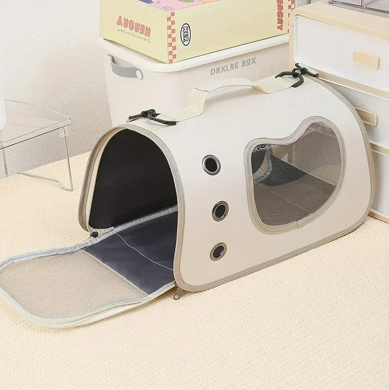 Premium Portable Foldable Breathable Pet Carrier Bag Lightweight for Small Dogs Cats Outdoor Cat Kitten Shoulder Carrying Bag