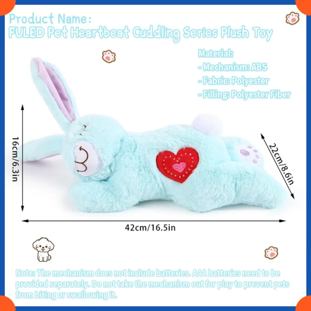 Plush Puppy Heartbeat Toys, Birthday Gifts, Rich Dog Puzzle Toys, Behavior Training, 16 Christmas