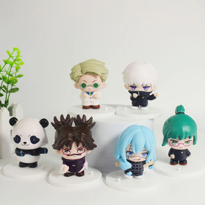 12pcs/set Animation Jujutsu Kaisen Itadori Yuji Gojo Satoru Ryomen Sukuna Megumi Kugisaki Action Figure Collection Anime Model
