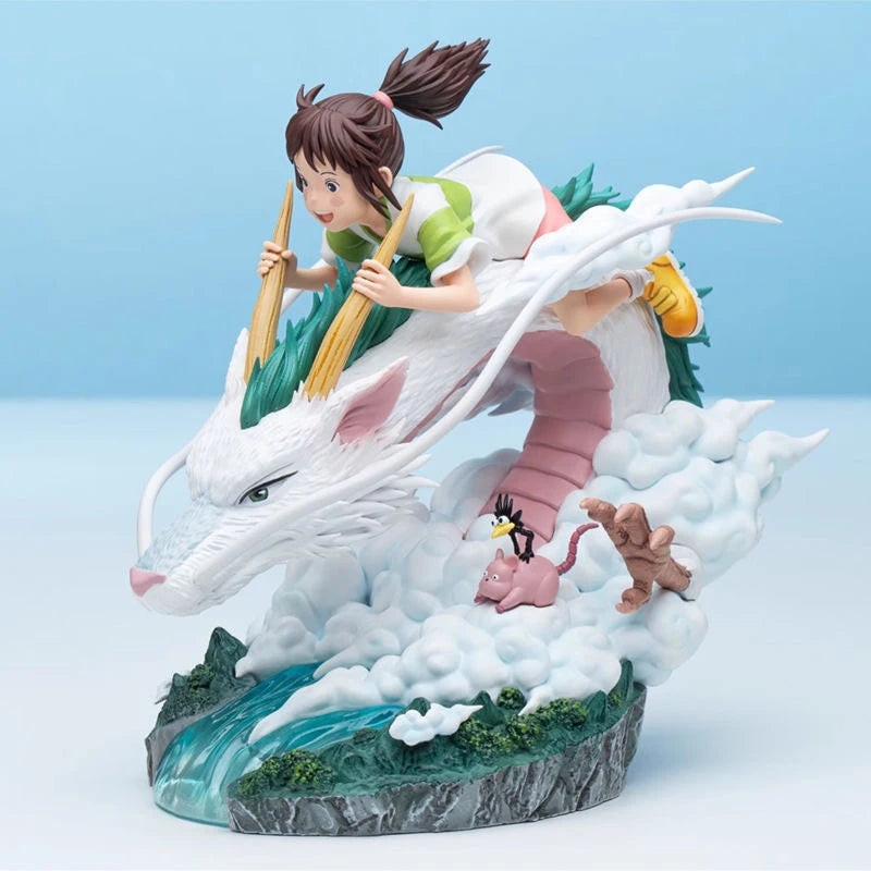 Anime Figure Ogino Chihiro And Nigihayami Kohakunushi Action Fiugre Pvc Model Doll Customized Collectible Decorate Toy Kids Gift