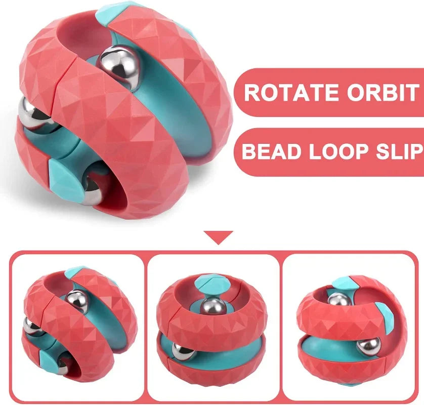 Decompression Toy Children Orbit Ball Cube Anti Stress Sensory Toys Fidget Toys for Kids Spinner Gifts for Kids Focus Training