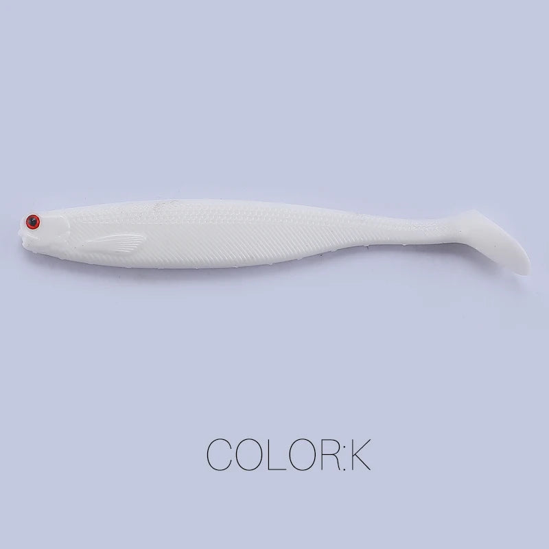 NEW Supercontinent ShadTeez T-tail 50mm 70mm 100mm Pike Zander Predator Fishing 3D Eyes Soft Lure Fishing Lures
